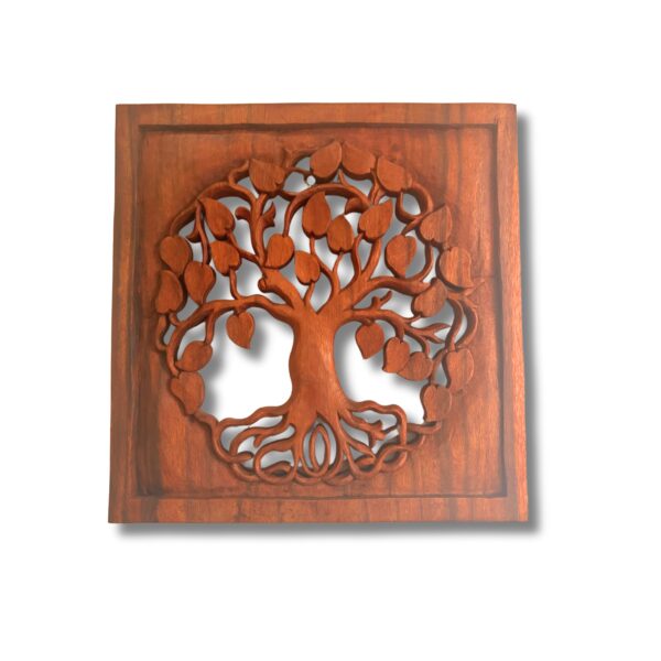 Second image of Panel Decorativo de Madera Árbol del la Vida 40x40cm