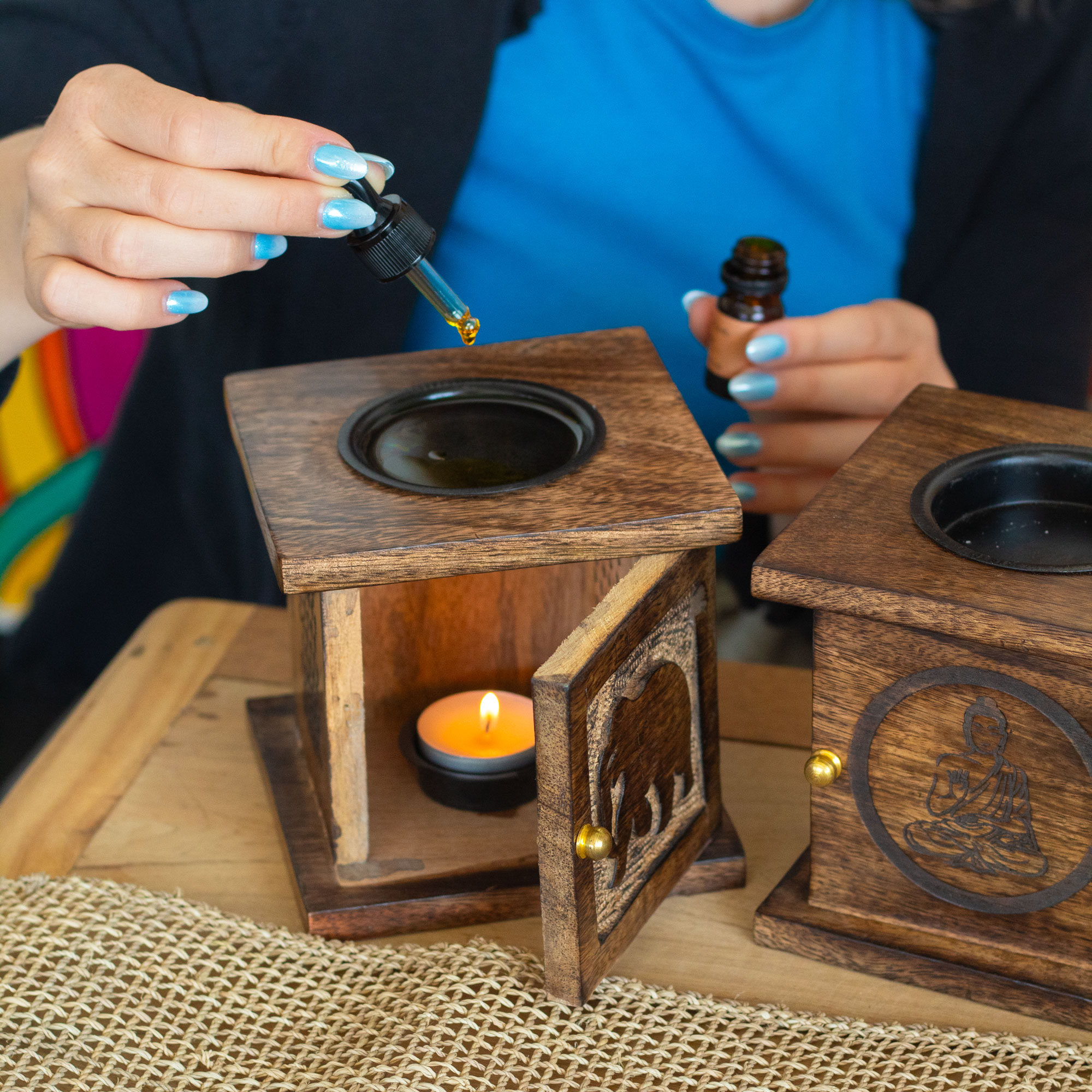 Second image of Quemador de caja grande de mango - Árbol de la vida