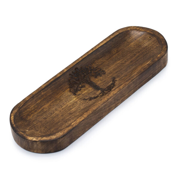 Second image of Bandeja grande para incienso 30x10cm - Árbol de la Vida