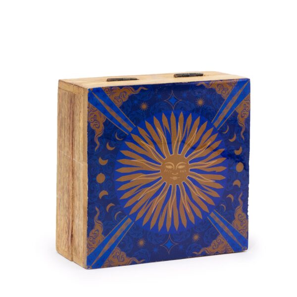 Caja Mediana Cuadrada 13.5x13.5x6cm - Sol - HOPE HARE