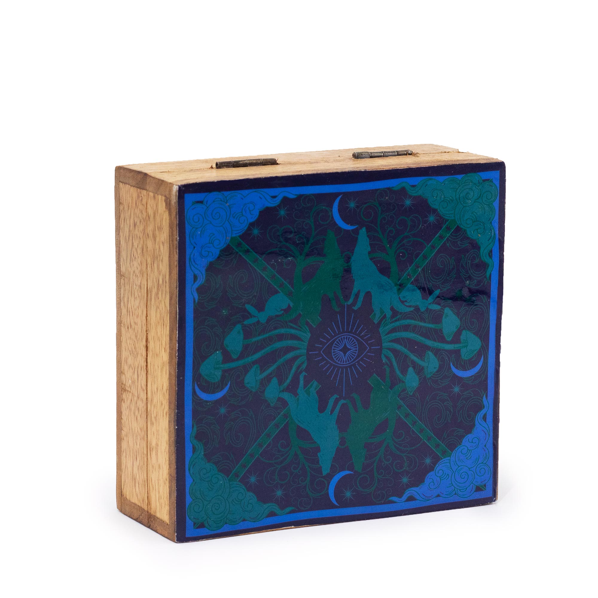 Caja Mediana Cuadrada 13.5x13.5x6cm - Ojo - HOP HARE
