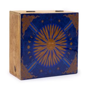 Caja cuadrada grande 15x17.5x8cm - Sol - HOP HARE