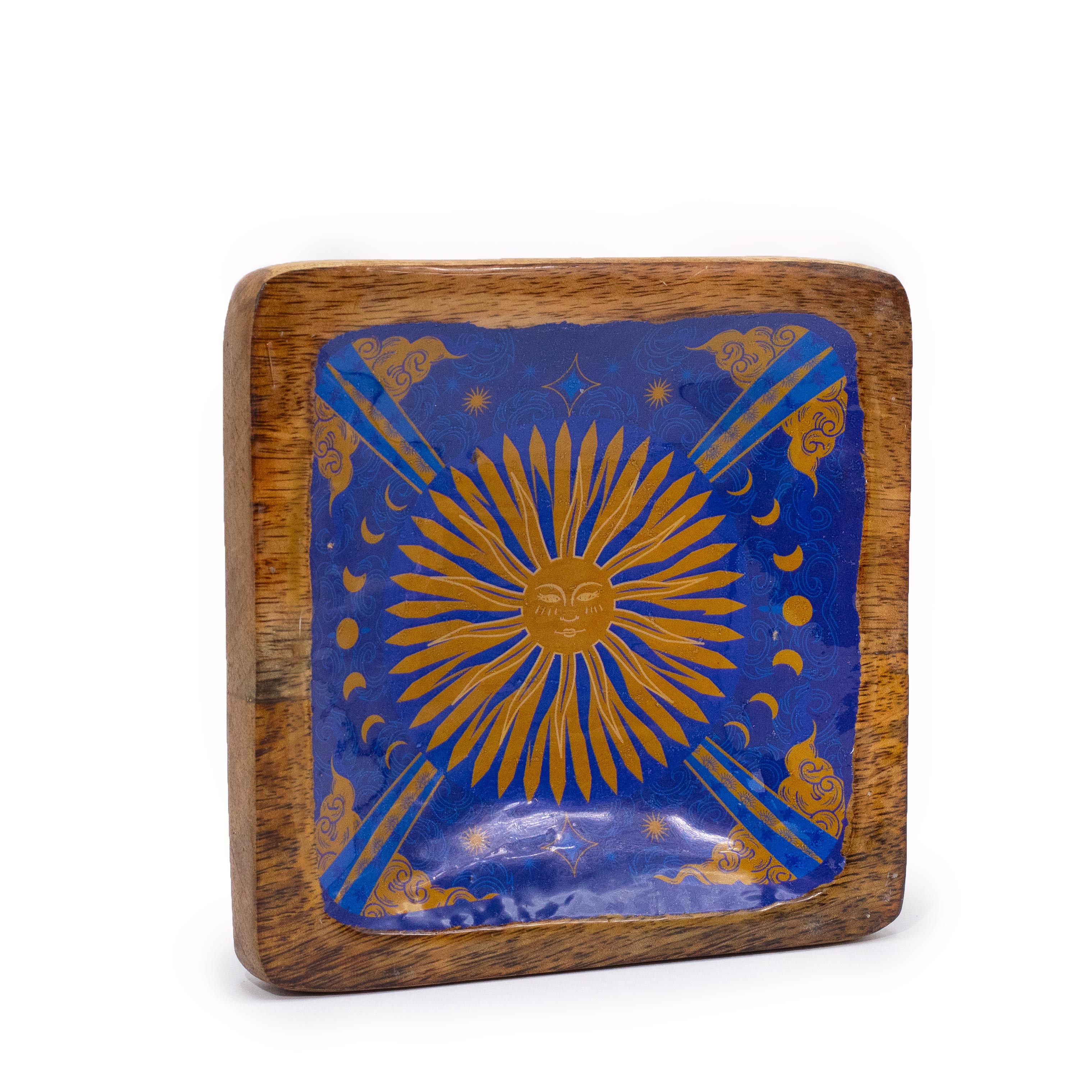 Bandeja cuadrada grande 15x15x2.5cm - Sol - HOP HARE