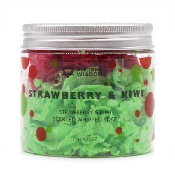 Jabón de Crema Batida Fresa y Kiwi 120g