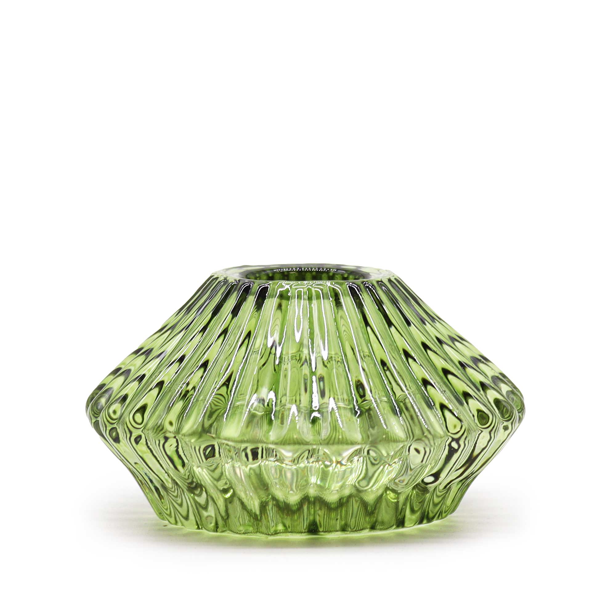 Portavelas reversible con diseño de flor para cena / vela de té - Jardín de Jade