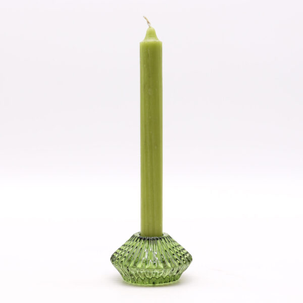Second image of Portavelas reversible con diseño de flor para cena / vela de té - Jardín de Jade