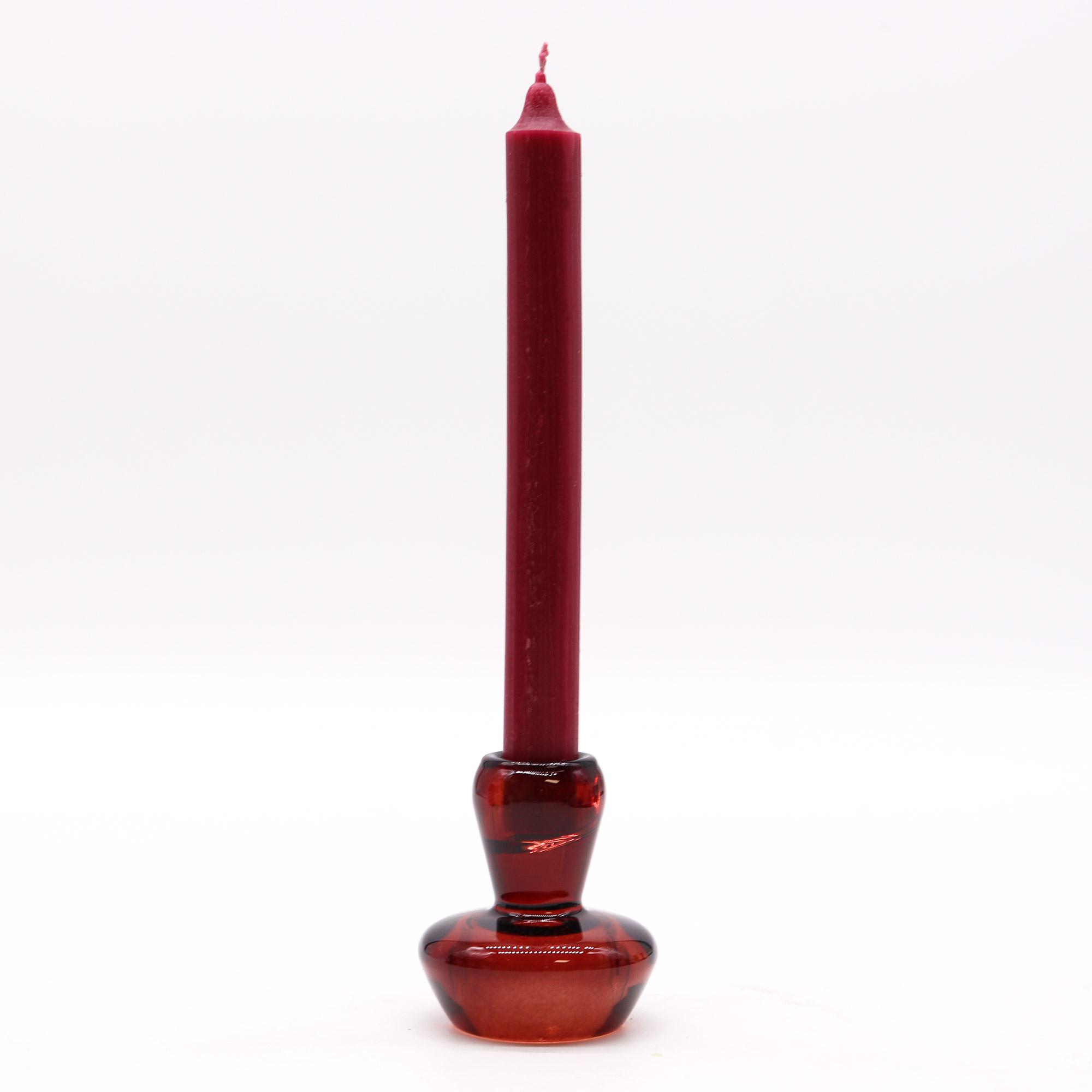 Second image of Portavelas reversible con diseño de seta para cena / vela de té - Rojo Vampiro