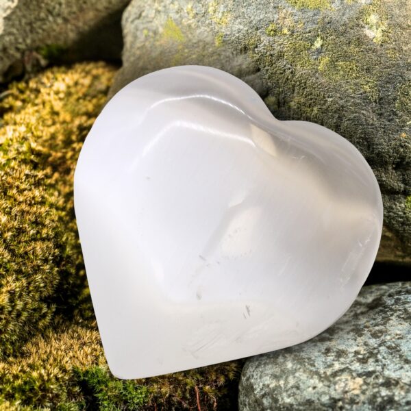 Corazón de selenita - 7-8cm