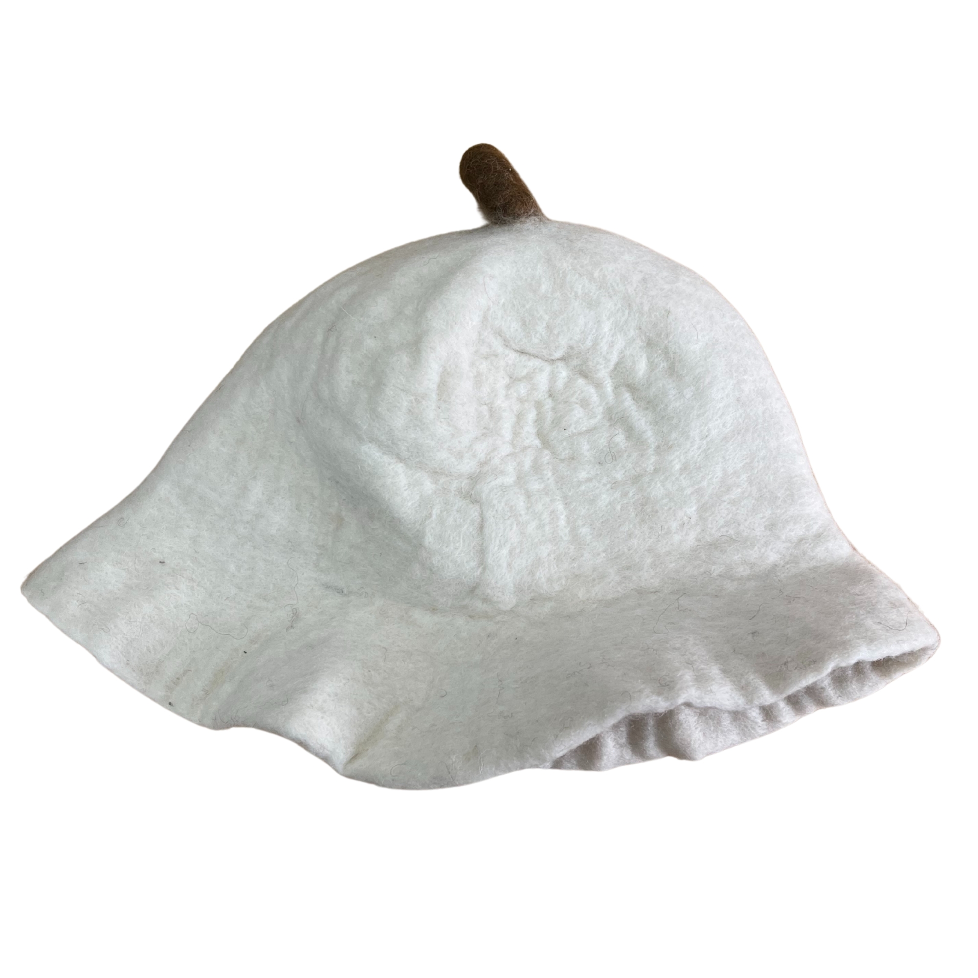 Second image of Sombrero de sauna de fieltro - Natural