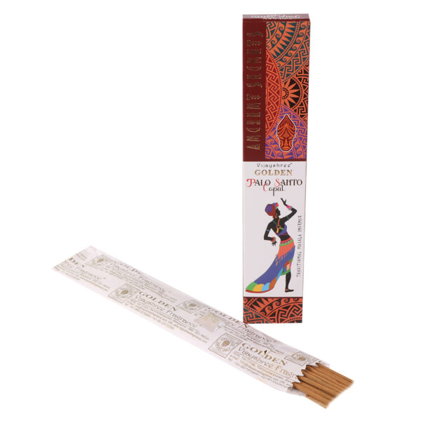 15 g de Copal Dorado y Palo Santo