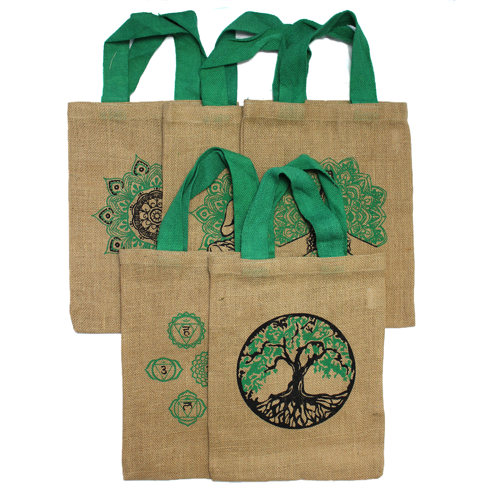 Bolsa de Yute- 5 Diseños Místicos ( Aleatorio)