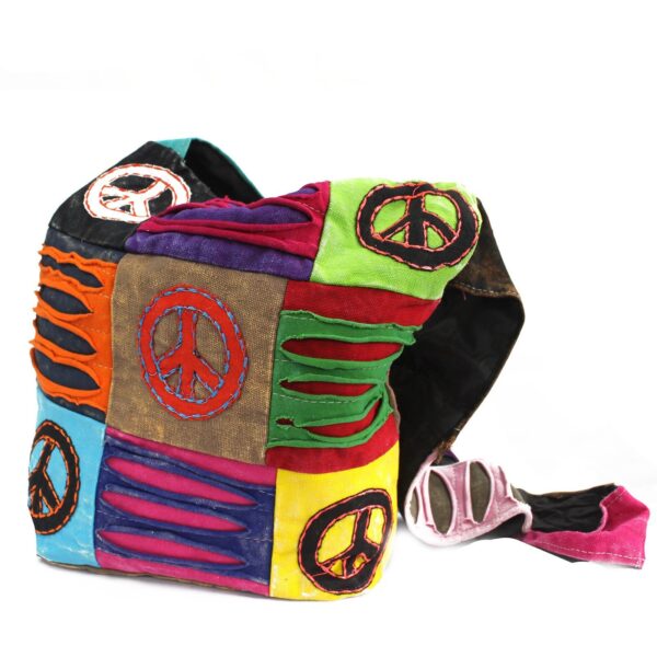 Second image of Bolso Étnico Estilo Hippie - Arena / paz