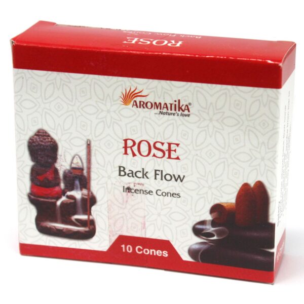 Second image of Conos de Incienso Reflujo Aromatika - Rosa