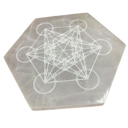 Second image of Placa de Carga Hexagonal 18cm - Dirección y Decisión