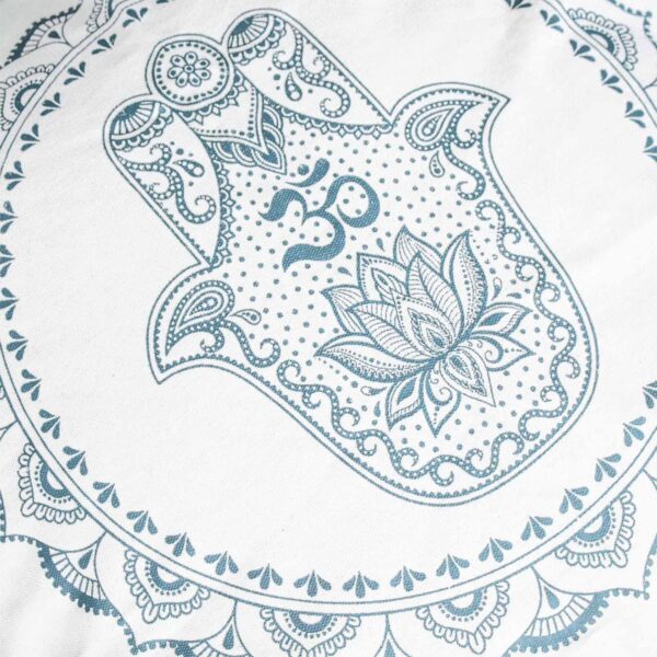 Second image of Cojín Hamsa Mandala - 60x60cm - verde