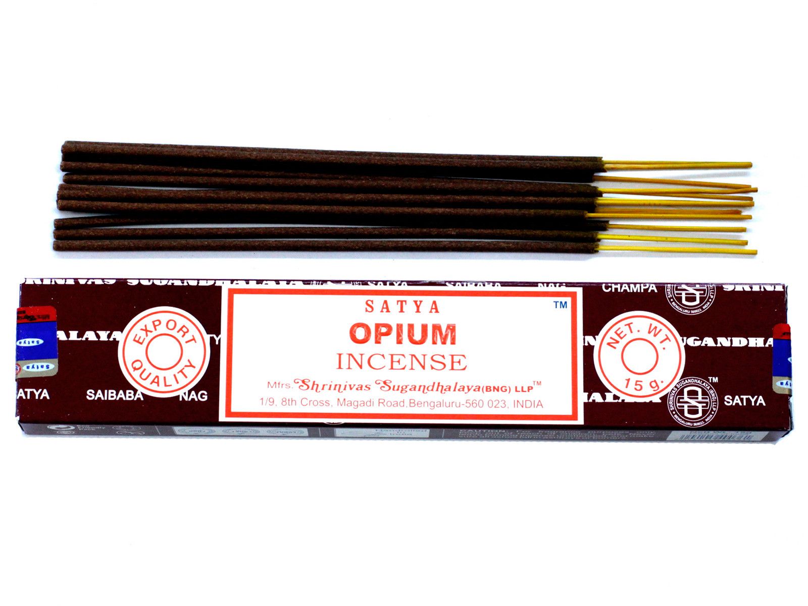 Second image of Varillas de Incienso Satya 15gm - Opio