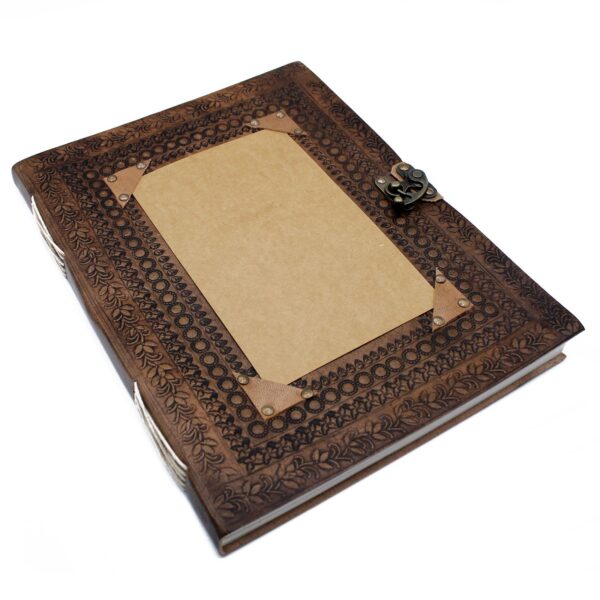 Second image of Huge Customisable Visitor Leather Book