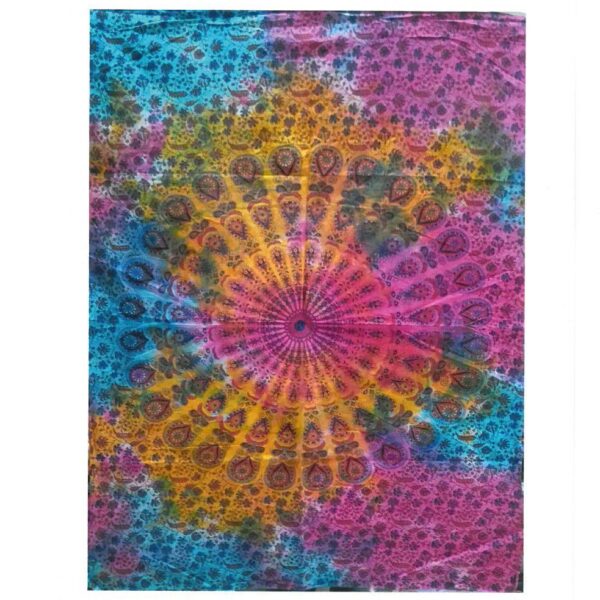 Second image of Arte de pared de algodón - Mandala redonda