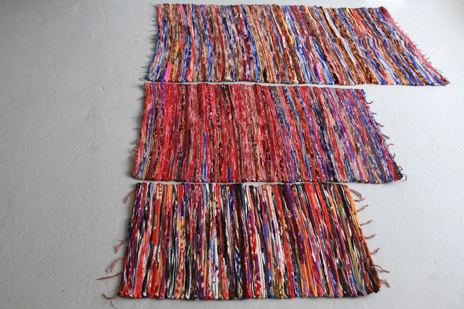 Second image of Alfombra de trapo medio - 128x75cm