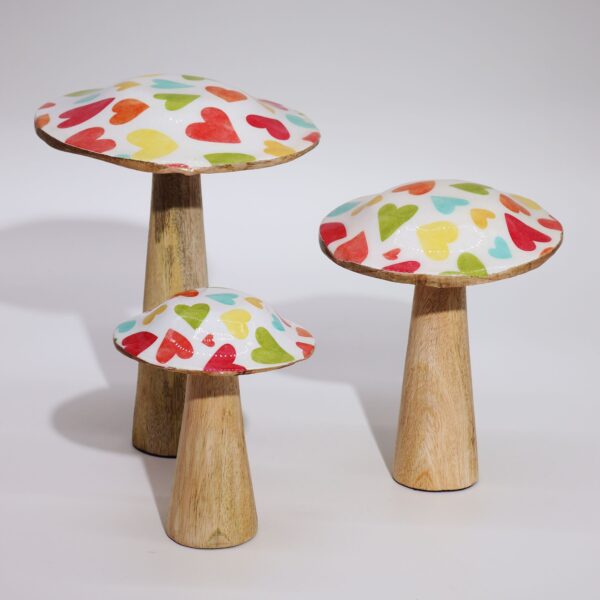 Second image of Seta Mediana - 15cm - Corazones Pastel