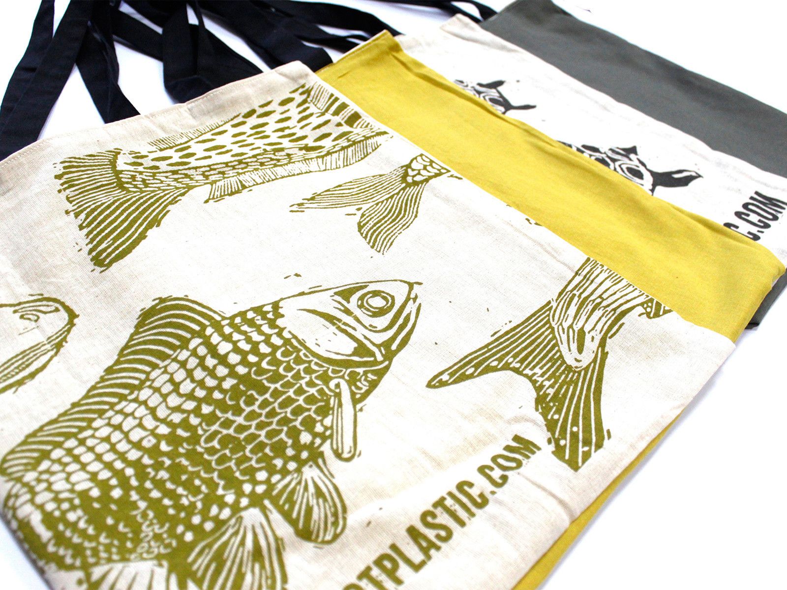 Second image of Bolsa de algodón reversible Lrg 2x4oz 38x42cm - (2 diseños)