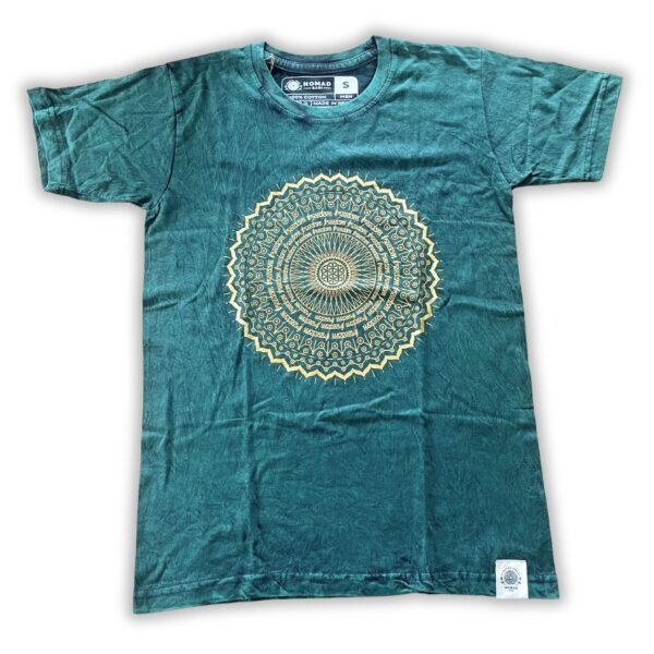 Second image of Camiseta Nomad Sari Pequeña - Mandala - Verde