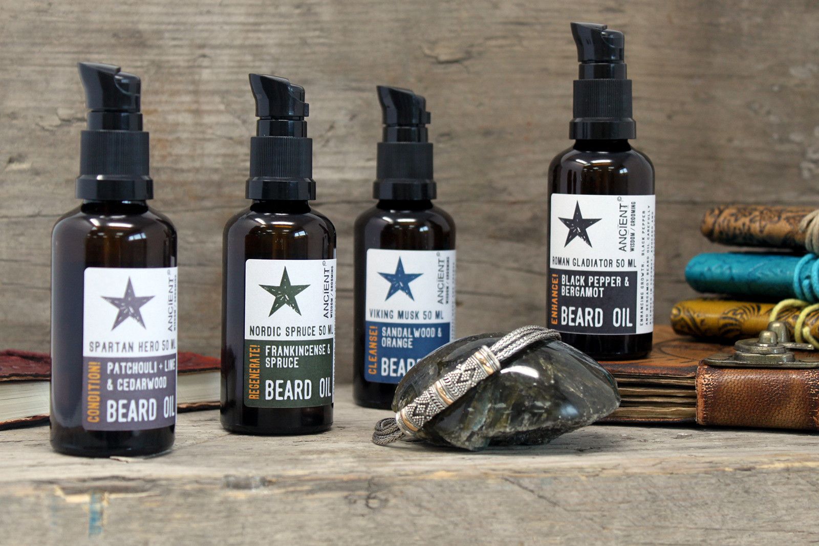 Second image of 50ml Aceite para la barba - Gladiador Romano - Mejora!