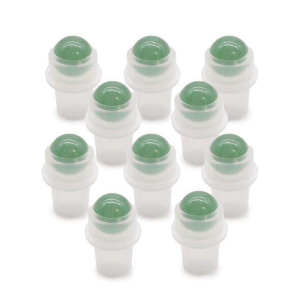 Second image of Punta de rodillo de piedras preciosas para botella de 5 ml - Aventurina