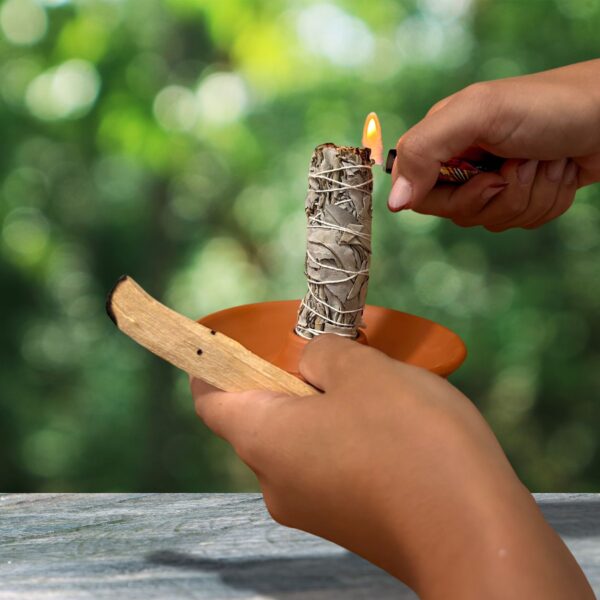 Second image of Soporte Quemador Palo Santo y Atados