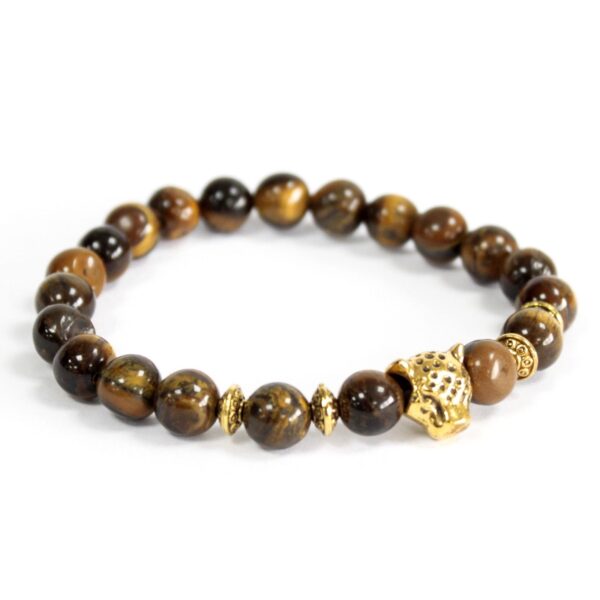 Second image of Tigre dorado / Ojo de tigre - Pulsera de piedras preciosas