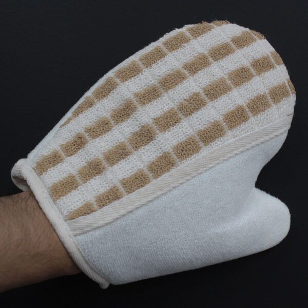 Second image of Guante de yute natural - Colores