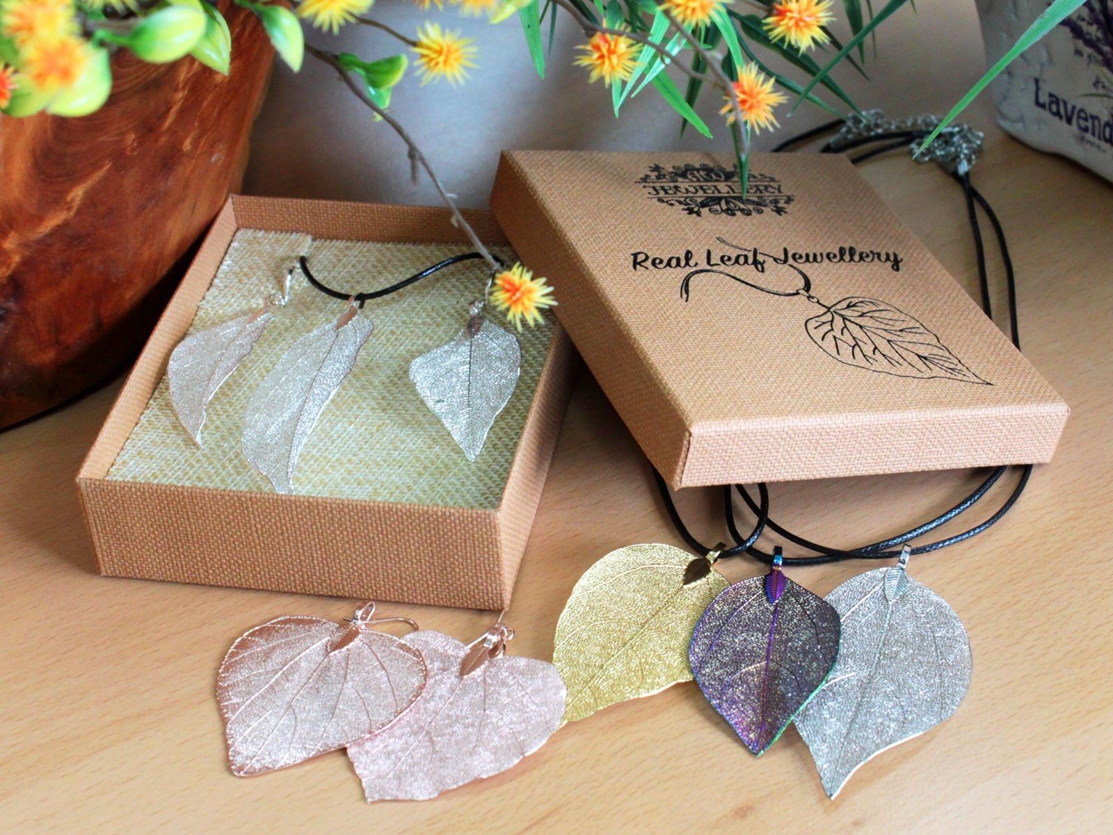 Second image of Pendientes - Hoja de valor - Plata