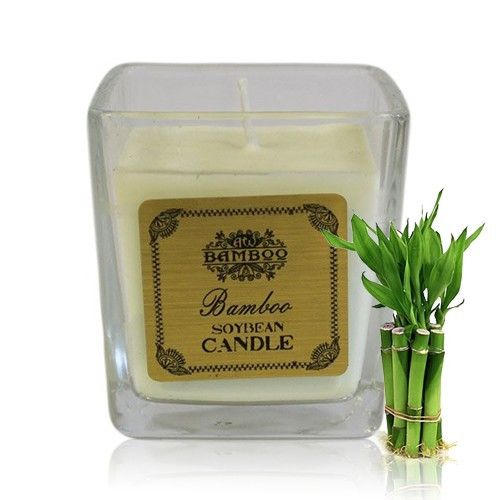 Second image of Vela de Cera de Soja - Bambú