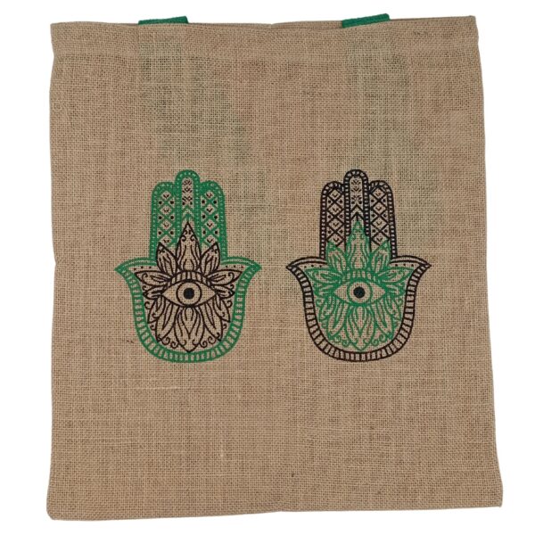 Second image of Bolsa de Yute Grande - 3 Diseños ( Aleatorio)