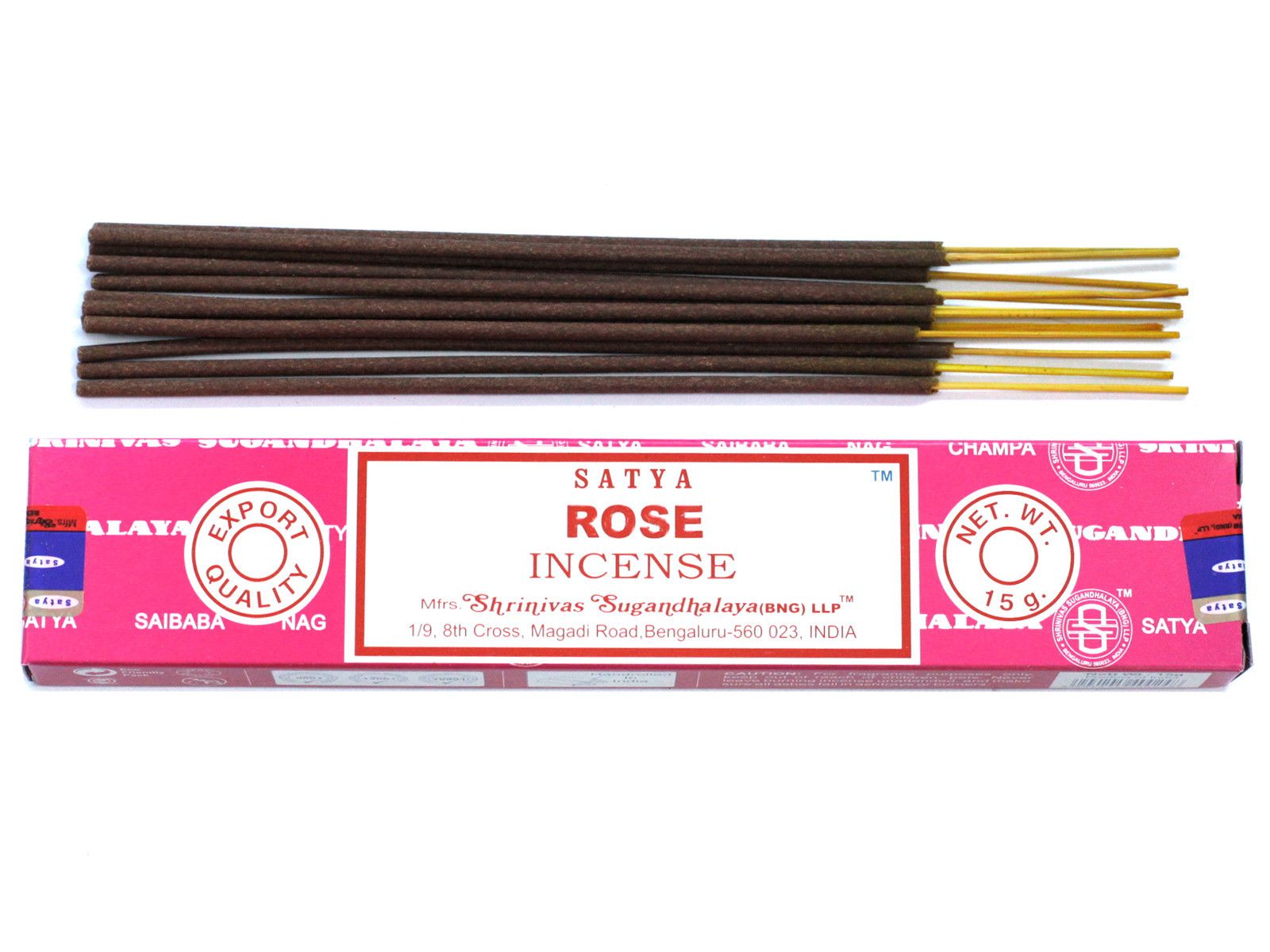 Second image of Varillas de Incienso Satya 15gm - Rosa