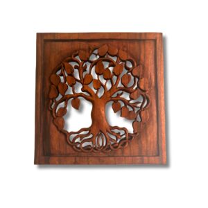 Panel Decorativo de Madera Árbol del la Vida 40x40cm