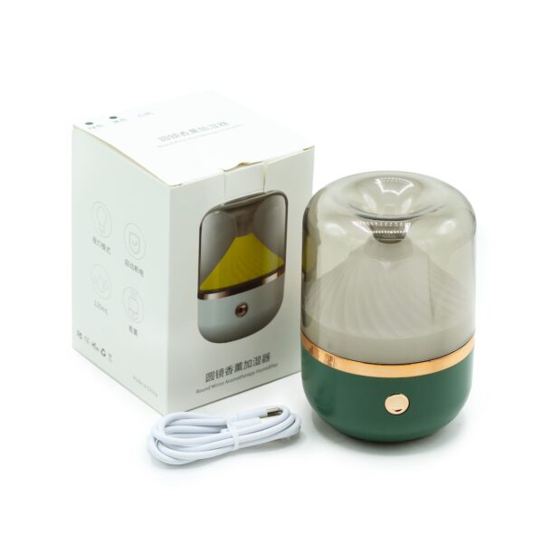 Second image of Difusor Aroma Verde y Bronce - USB - Cambio de color