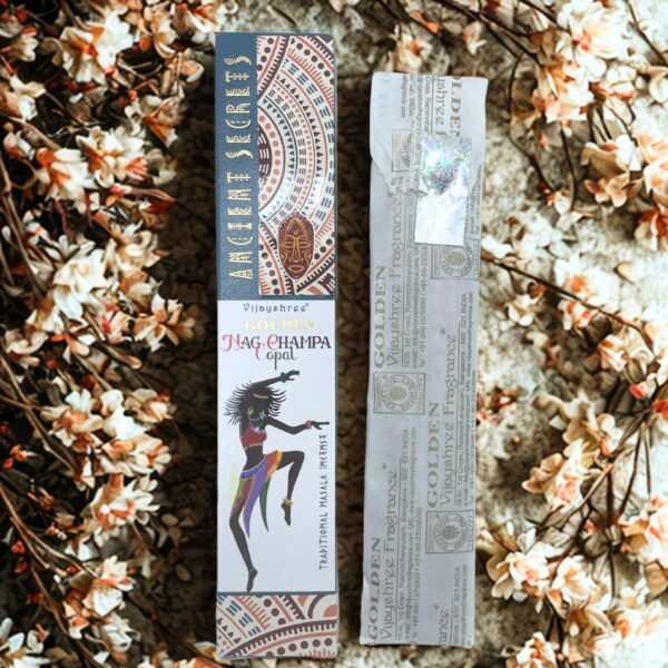 15g de copal dorado y nag champa