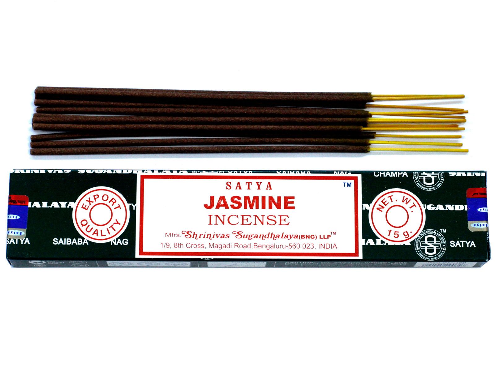 Second image of Varillas de Incienso Satya 15gm - Jazmín