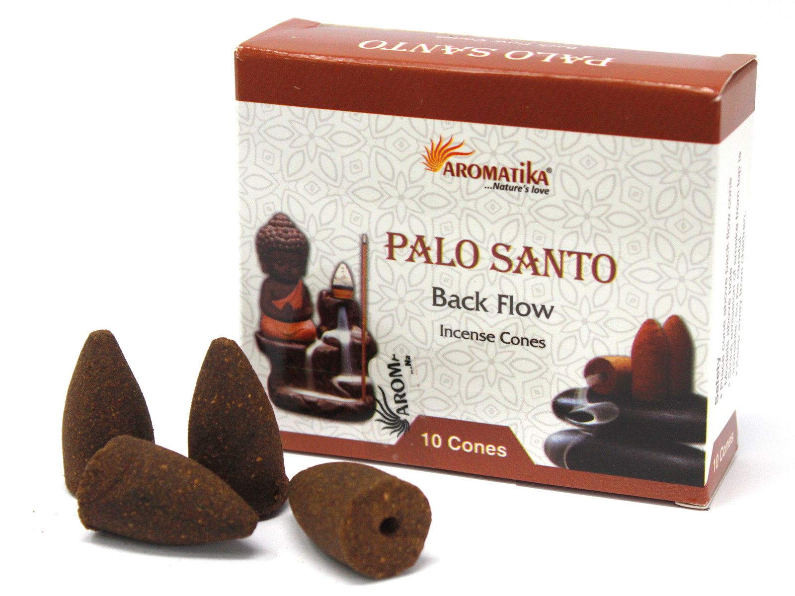 Second image of Conos de Incienso Reflujo Aromatika - Sándalo