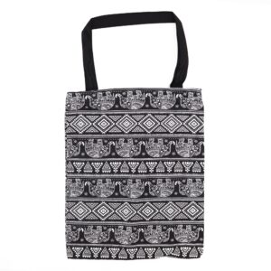 Bolsa Tote Clásica con Cremallera (Motivo Elefantes) 40x34cm