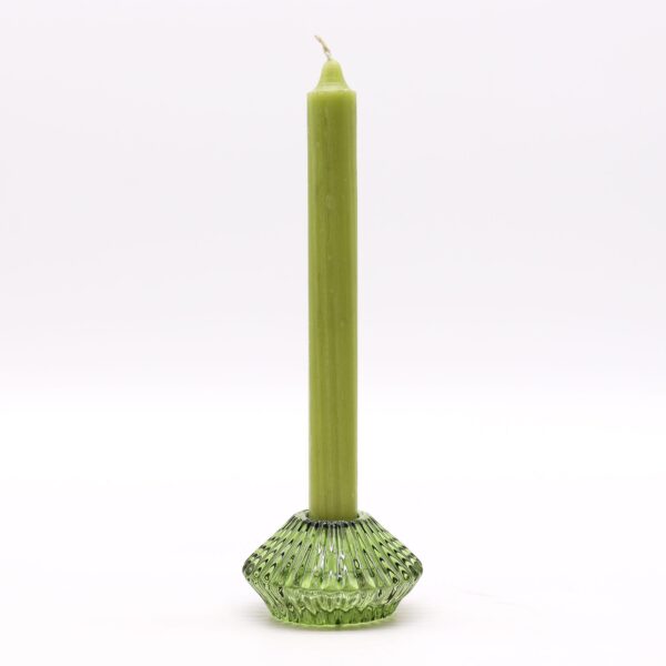 Second image of Portavelas reversible con diseño de flor para cena / vela de té - Jardín de Jade