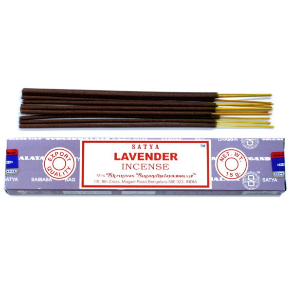 Second image of Varillas de Incienso Satya 15gm - Lavanda