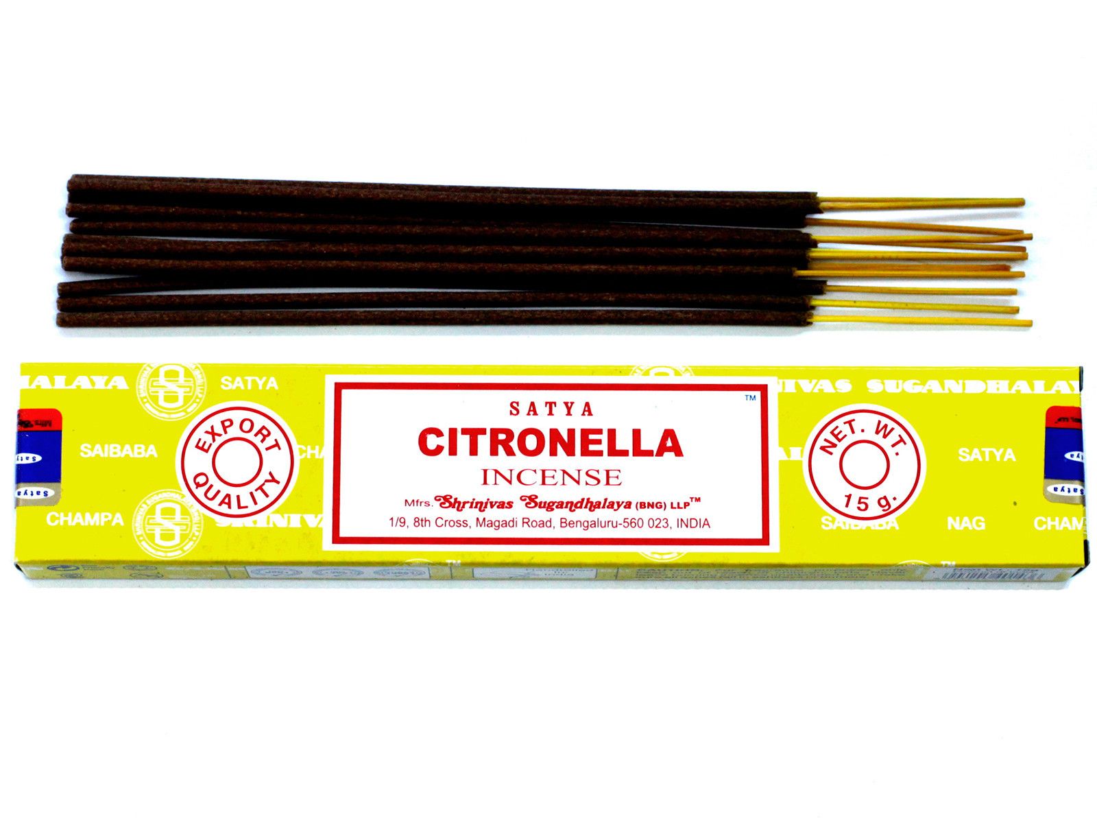Second image of Varillas de Incienso Satya 15gm - Citronela