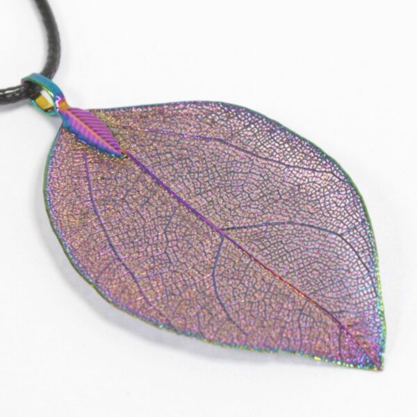 Second image of Collar - Hoja de valor - Multicolor