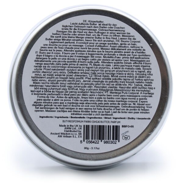 Second image of Manteca Corporal de Karité Perfumada 90g - Fresa