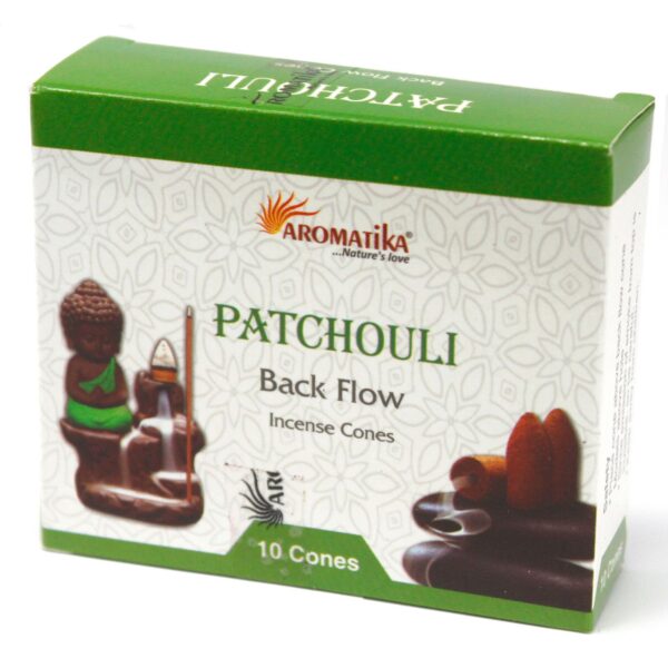 Second image of Conos de Incienso Reflujo Aromatika - Pachulí