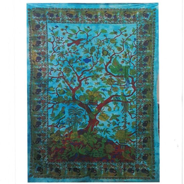 Second image of Arte de pared de algodón - Árbol de la vida - Clásico