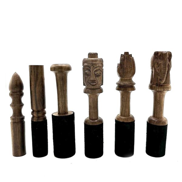 Second image of Palo de Madera - 14cm - Talla de Buda