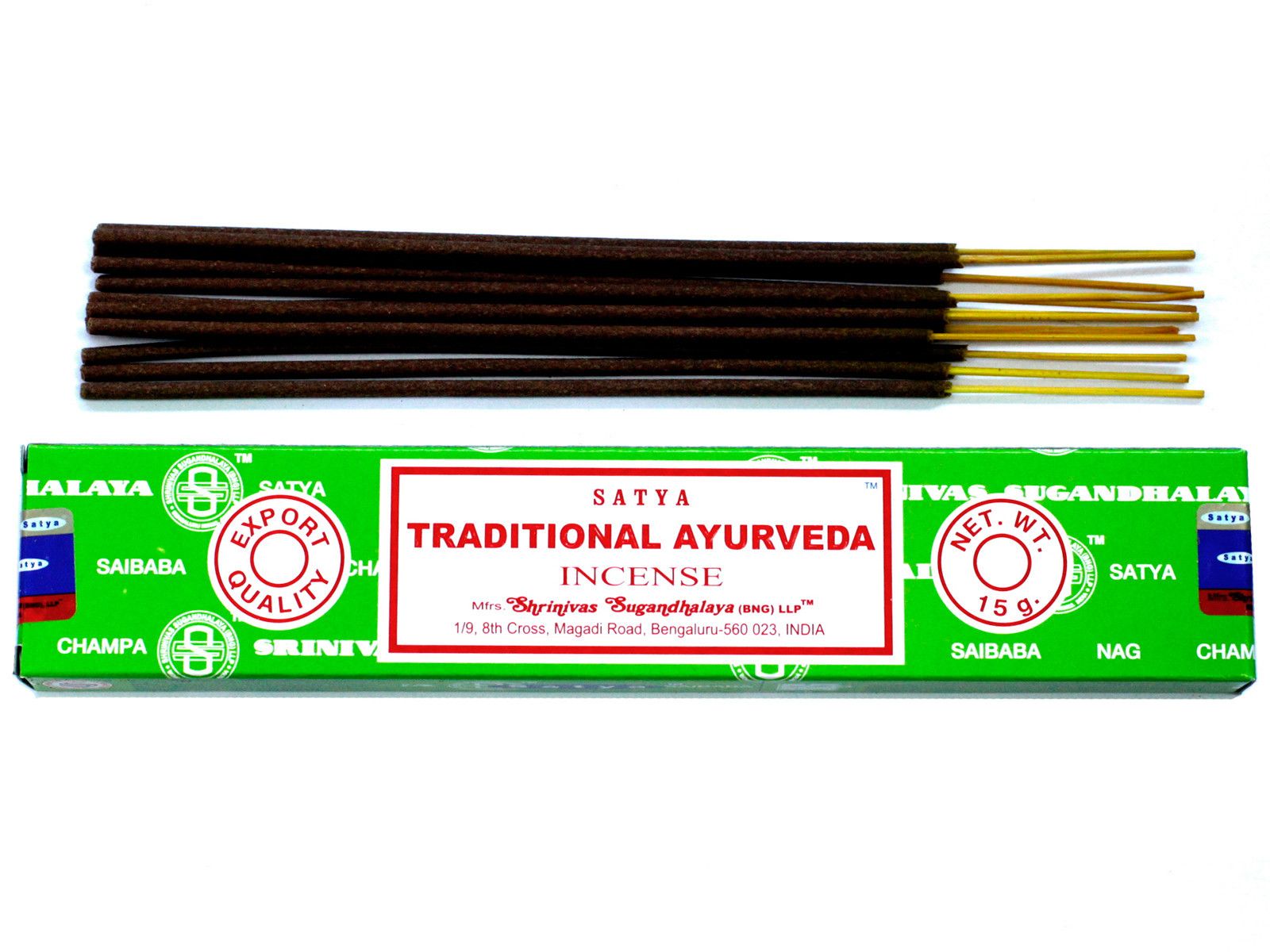 Second image of Varillas de Incienso Satya 15gm - Tr.Ayurveda